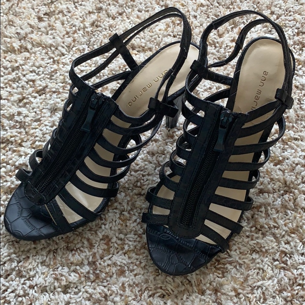 Size 9 Ann Marino Heels. Used. Good Condition.